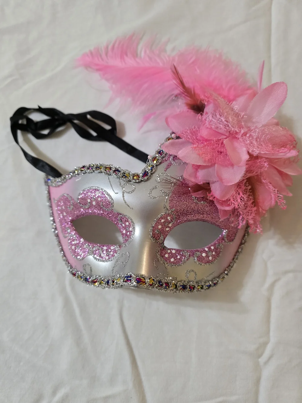 5 Piece Masquerade Halloween Costume Mask Lot Spirit Feather Tiger skull-themed